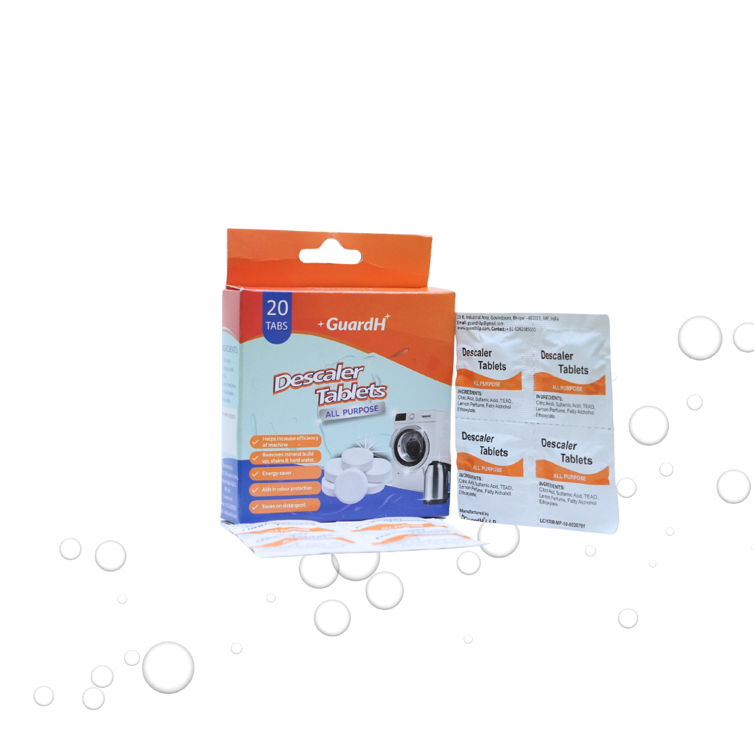 GuardH Descaler Tablets - All Purpose - 20 Count Pack