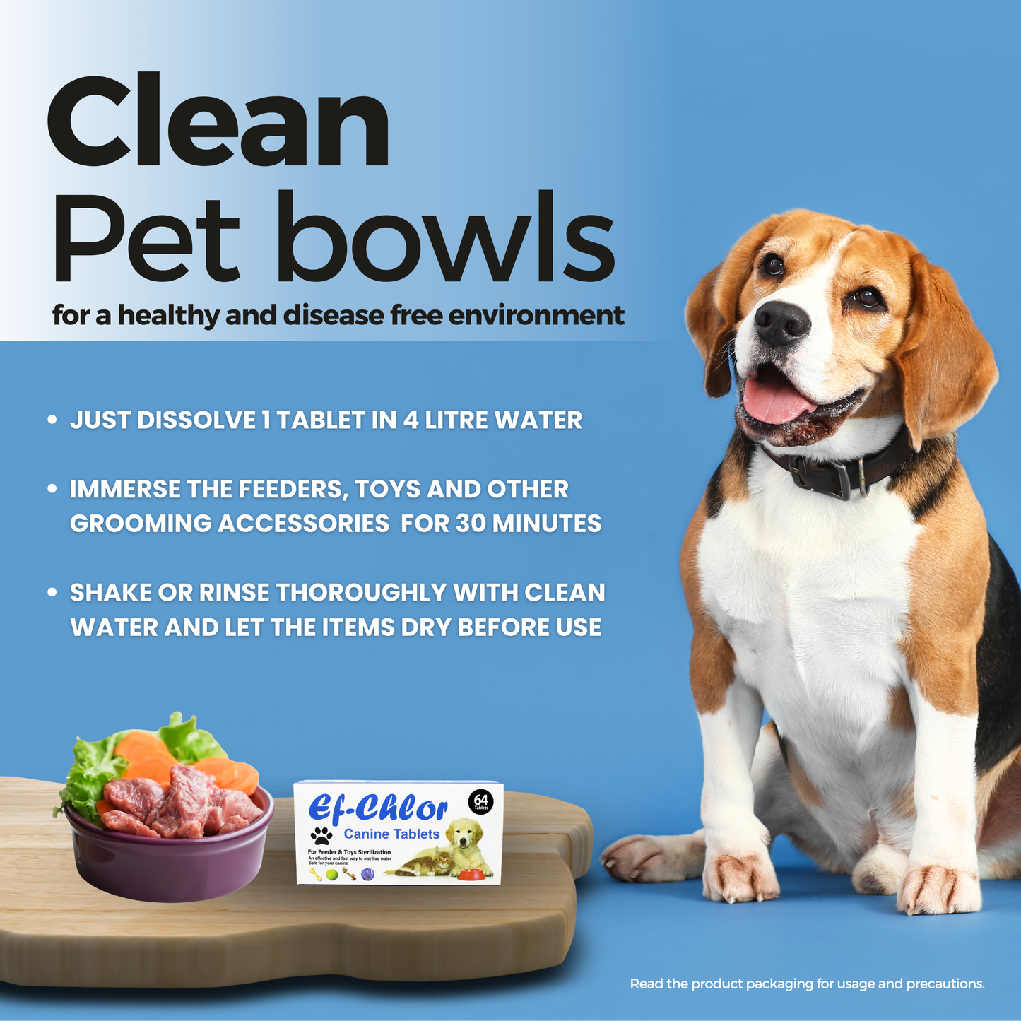 Ef-Chlor Canine Tablets - 64 Count Pack