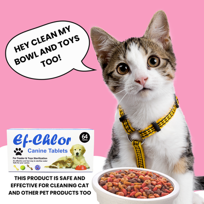 Ef-Chlor Canine Tablets - 64 Count Pack
