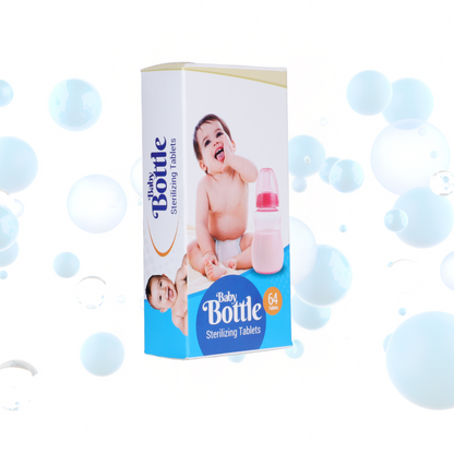 Baby Bottle Sterilizing Tablets – 64 Count Pack