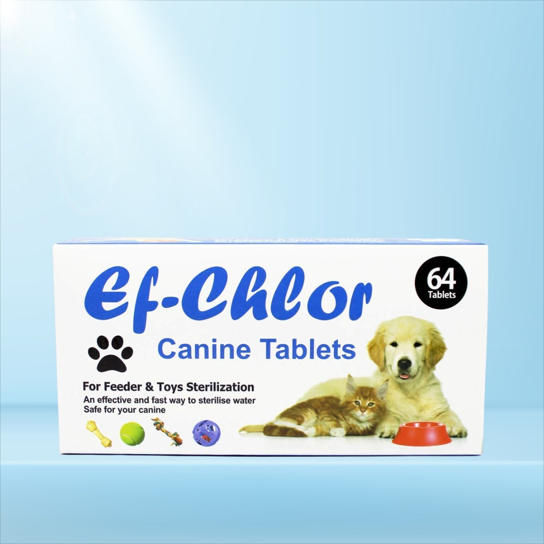 Ef-Chlor Canine Tablets - 64 Count Pack