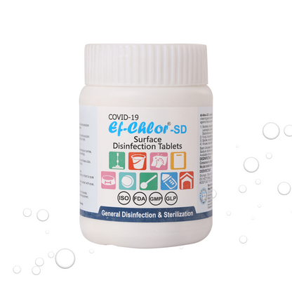 Ef-Chlor SD (Surface Disinfection) Tablets – 40 Count Pack
